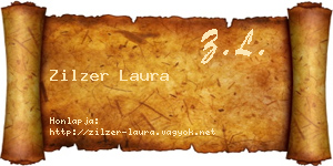 Zilzer Laura névjegykártya
